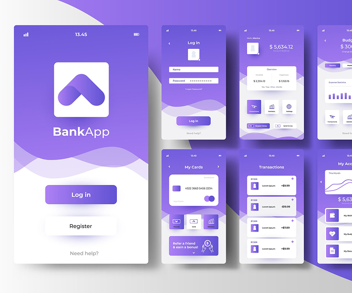 Image of banking app